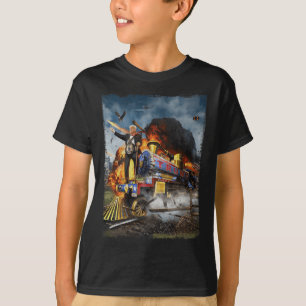 T-shirt Tous à bord du train Trump amusant Donald Trump 20