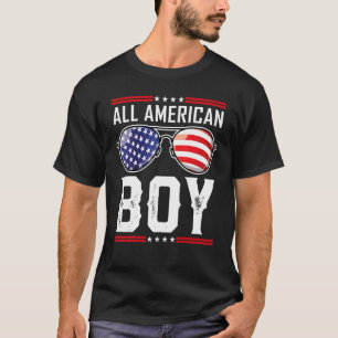 T-shirt Tous American Boy Quart 4 juillet Lunettes de sole