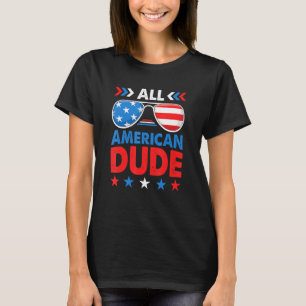 T-shirt Tous American Dude 4 juillet Lunettes de soleil Ga