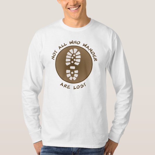 T-shirt Tous ceux qui errent ne sont pas perdus (Devant)