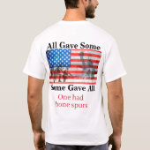 T-shirt Tous En Ont Donné, Certains En Ont Donné Tous (Dos)