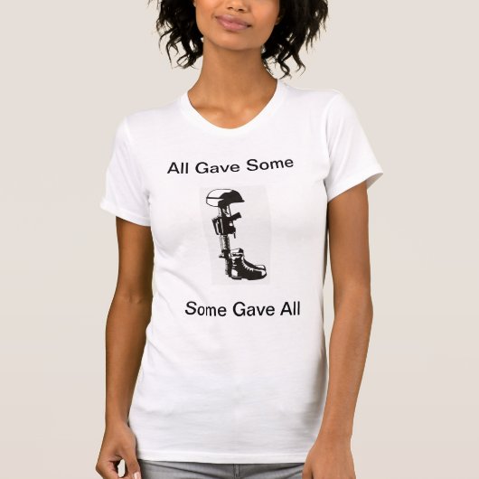T-shirt tous en ont donné qu'une partie a donné tous (Devant)