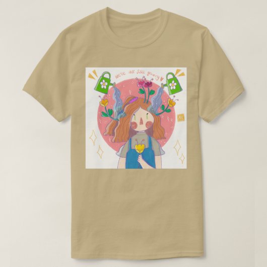 T-shirt Tous étaient encore en croissance (Design devant)