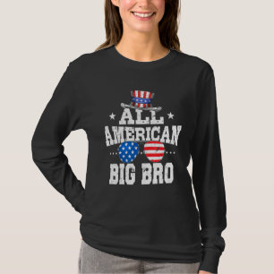 T-shirt Tous Frère Américain hommes Drapeau Américain 4 ju