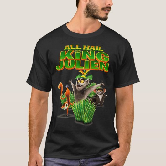 T-shirt tous hail king julien cadeau pour les fans tous ha (Devant)