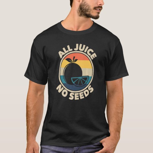 T-shirt Tous Juice No Seeds Retro Homme's Vasectom Vasecto (Devant)