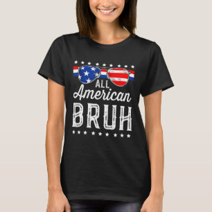 T-shirt Tous les Américains 4 juillet Boys Patriotic Usa T