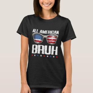T-shirt Tous les Américains 4 juillet garçons Ados patriot