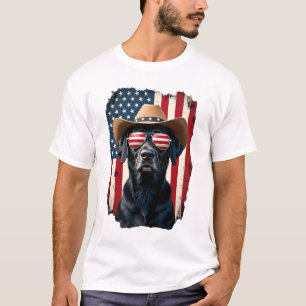 T-shirt tous les AMÉRICAINS amateurs de chiens pit bull  (