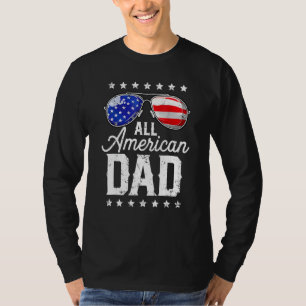 T-shirt Tous les Américains Papa 4 juillet Fête des pères