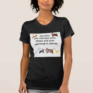 T-shirt Tous Les Animaux Sont Des Animaux Thérapeutiques