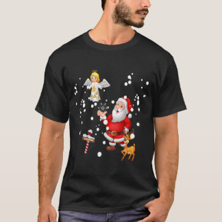 T-shirt Tous les caractères Xmas