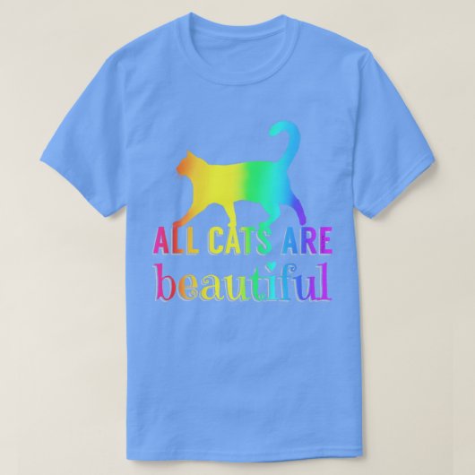 T-shirt Tous Les Chats Sont Beaux (Design devant)