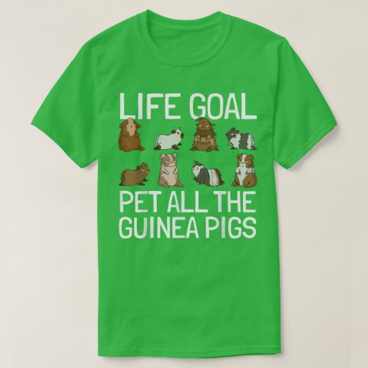 T-shirt Tous les cochons d'Inde (Design devant)