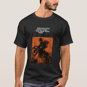 T-shirt Tous les dimanches 1971 Poster Vintage Motorcycle