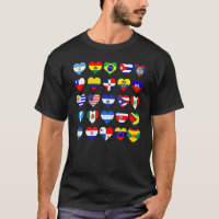 Tous les drapeaux latino-américains Pays Hérita hi