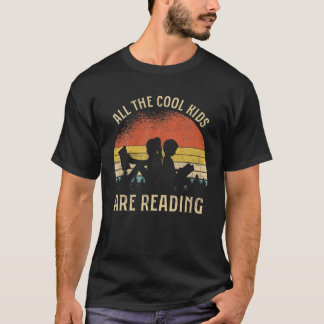 T-shirt Tous Les Enfants Cool Lisent Les Garçons Les Fille