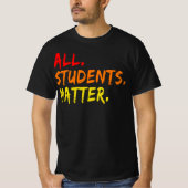T-shirt tous les étudiants comptent (Devant)