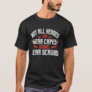 T-shirt Tous les héros ne portent pas de capes Certains po