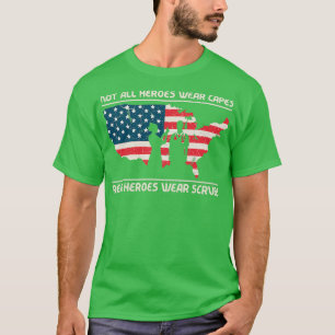 T-shirt Tous les héros ne portent pas de casquettes de vra
