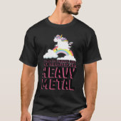 T-shirt tous les hommes sont créés égale musique heavy met (Devant)