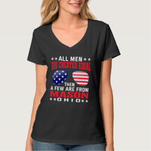 T-shirt Tous les hommes sont créés égaux Mason Ohio Patri