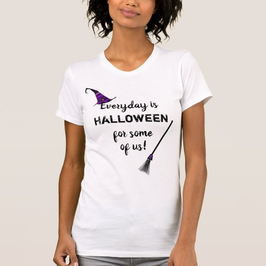 T-shirt Tous les jours c'est Halloween (Devant)