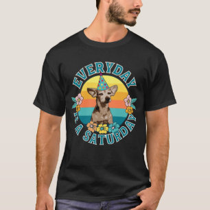 T-shirt Tous Les Jours C'Est Un Samedi
