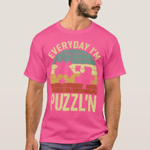 T-shirt Tous Les Jours Je Suis Puzzl'N Jigsaw Puzzle Puzzl