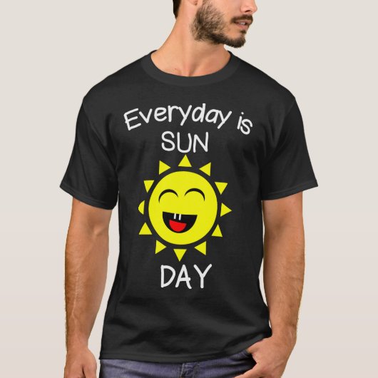 T-shirt tous les jours, le dimanche (Devant)