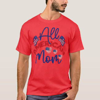 T-shirt Tous les lunettes de soleil américains MOM US pour