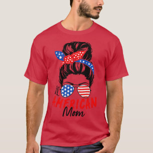 T-shirt Tous les lunettes de soleil américains MOM US pour