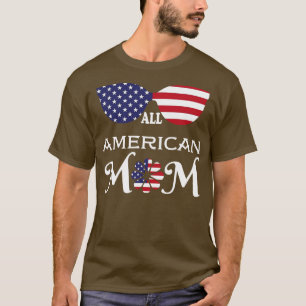 T-shirt Tous les lunettes de soleil américains MOM US pour