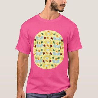 T-shirt tous les oiseaux golfeurs motif ami drôle