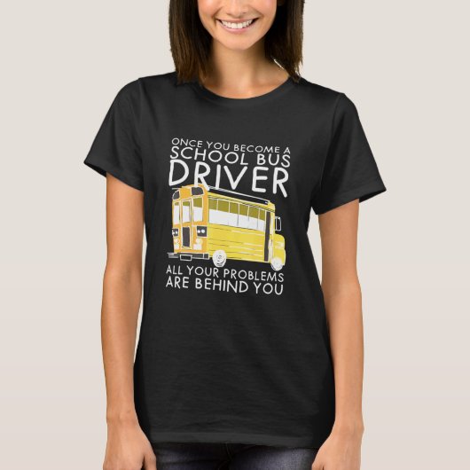 T-shirt Tous Les Problèmes Se Trouvent Derrière Vous Pilot (Devant)