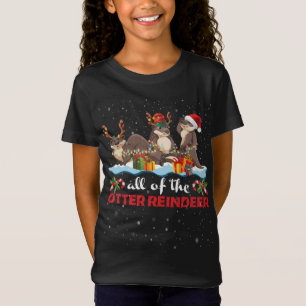 T-Shirt Tous Les Rennes De Noël Otter Reindeer