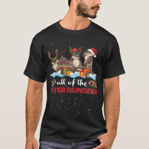 T-shirt Tous Les Rennes De Noël Otter Reindeer