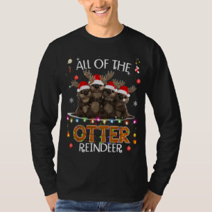 T-shirt Tous les rennes de Otter Noël drôle mignonne