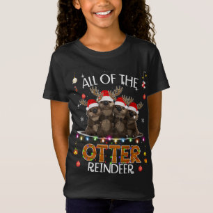 T-Shirt Tous les rennes de Otter Noël drôle mignonne