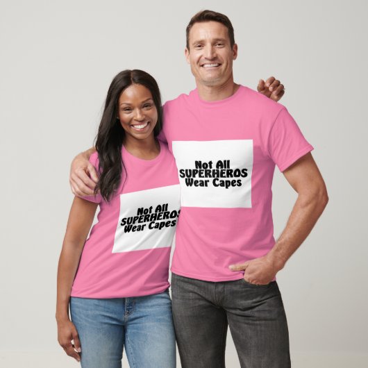 T-shirt Tous les SUPERHÉROS ne portent pas de capuchons (Unisexe)