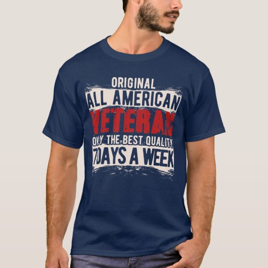T-shirt Tous les vétérans américains (Devant)