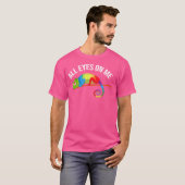 T-shirt Tous les yeux sur moi Chameleon (Devant entier)