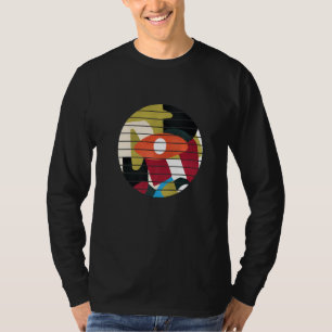 T-shirt Tous les yeux voyants colorés Abstrait
