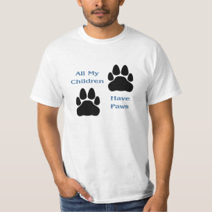 T-shirt Tous mes enfants ont des pattes