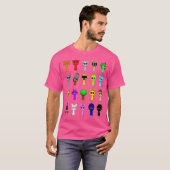 T-shirt Tous mes jouets de jeu Sprunki (Devant entier)
