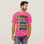 T-shirt Tous Plus Rapidement Que Le 911 Pour Les Amateurs (Devant entier)