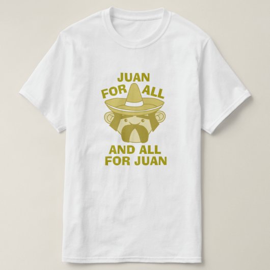 T-shirt Tous pour Juan (Design devant)