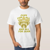 T-shirt Tous pour Juan (Devant)