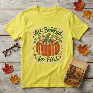 T-shirt Tous Réservés pour la Citrouille de Livre d'Automn