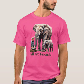 T-shirt Tous sont amis